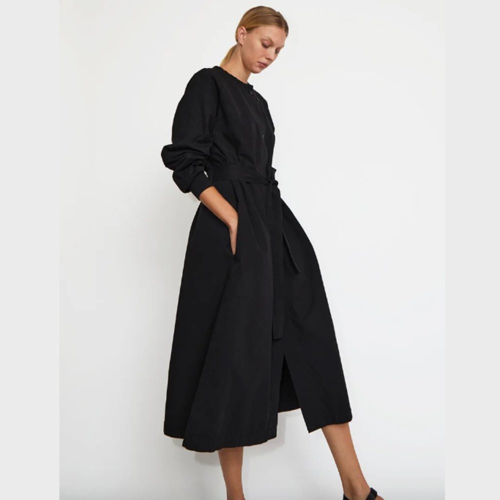 Girls of Dust Trenchcoat/Dress in Black